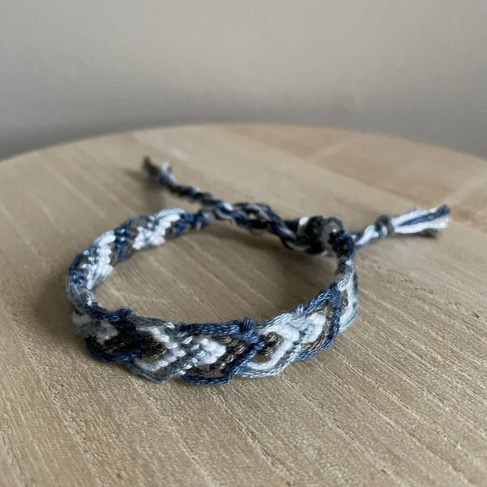 Senna Bracelet, anklet, trendy, comfortable, tie, embroidery thread, woven, gift